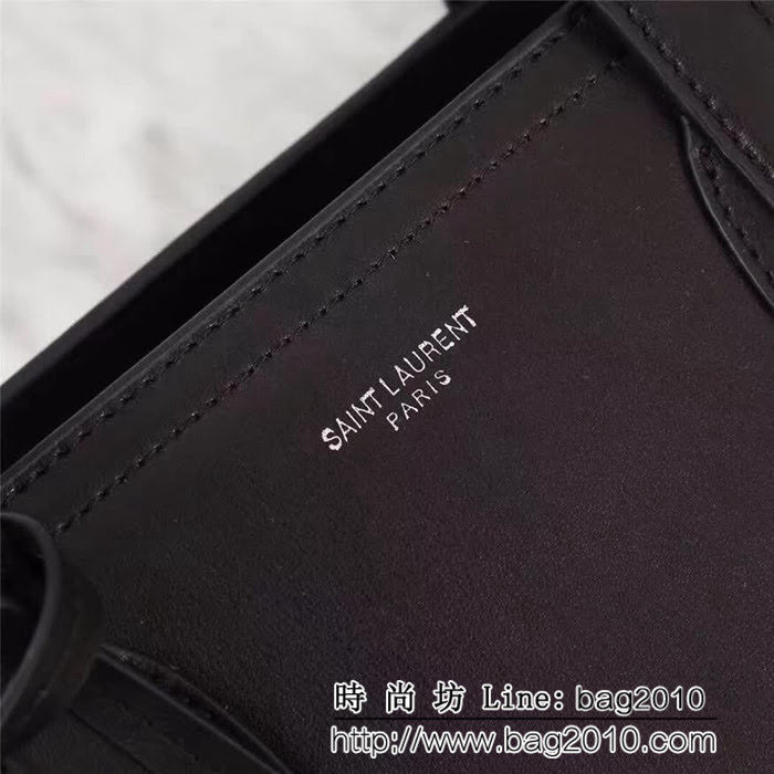 YSL聖羅蘭 妖孽同款 巴黎專櫃最新款 原版荔枝紋手提斜挎包 75099 YAS1023